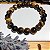 Pulseira de Pedra Natural Olho de Tigre - Afastar Energia Negativa, Prosperidade e Equilíbrio das Energias Yin e Yang - Imagem 1