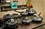 Conjunto Titanium 6 Peças - Frigideira Wok 24cm + Frigideira Wok 28cm + Panelas 20cm, 24cm e 28cm NOVOS MODELOS + Assadeira 34cm+ Tampas Frigigold - Imagem 1