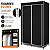 Guarda Roupa Portátil Organizador Com 2 Colunas para Cabides, Roupas e Cobertor - Imagem 4