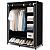 Guarda Roupa Portátil Organizador Com 2 Colunas para Cabides, Roupas e Cobertor - Imagem 1