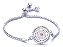 Pulseira Difusora - Pingente 21mm  - Coração - Prateado -Liga de Zinco - Imagem 1