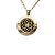 Colar Difusor - Pingente 20mm - Mandala - Dourado - Aço Inox - Imagem 1