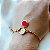 Pulseira Difusor - Pingente 10mm Mini - Flor da Vida - Dourado - Aço Inox - Imagem 4