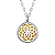 Colar Difusor - Pingente 10mm Mini - Mandala - Prateado - Aço Inox - Imagem 1