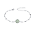 Pulseira Difusor - Pingente 10mm Mini - Flor da Vida - Prateado - Aço Inox - Imagem 1