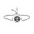 Pulseira Difusor - Pingente 20mm - Árvore da Vida - Prateado - Aço Inox - Imagem 1
