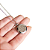 Colar Difusor - Pingente 20mm - Flor da Vida - Prateado - Aço Inox - Imagem 1