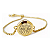Pulseira Difusor - Pingente 20mm - São Bento - Dourado - Aço Inox - Imagem 1