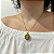 Colar Difusor - Pingente 20mm - Mão De Fatima - Dourado - Aço Inox - Imagem 5