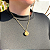 Colar Difusor - Pingente 20mm - Girassol - Dourado - Aço Inox - Imagem 3