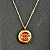 Colar Difusor - Pingente 20mm - Flor de Lotus - Dourado - Aço Inox - Imagem 5