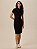 Vestido Gola Malha Canelada Malwee - Imagem 1