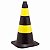 Cone pvc  75cm preto/amarelo - Imagem 2