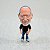 Boneco Personagem Steve Jobs Apple Coleção Miniatura - Imagem 1