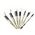 Kit SK100 com 7 pincéis para Maquiagem Eco Macrilan - Imagem 3