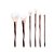 Kit com 6 pincéis para maquiagem Mademoiselle Macrilan - Imagem 3