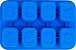 Forma para Congelar Hipopótamo Azul - Marcus & Marcus - Imagem 3