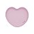 Prato de Silicone com Ventosa - Coração Rosa - Clingo - Imagem 1