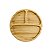 Prato de Bambu com divisória e ventosa - Clingo - Imagem 1