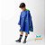Capa De Chuva Lisa Azul Neon - KidSplash - Tamanho M - Imagem 3