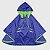 Capa De Chuva Lisa Azul Neon - KidSplash - Tamanho M - Imagem 2