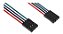 Conector Jumper DUPONT 2.54mm 4 Vias - Imagem 2