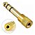 Adaptador Plug P10 Para Jack P2 Stereo Ouro - Imagem 2