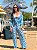 Conjunto Dubai Calça e Chemise - Estampa Azulejo Azul - Imagem 1
