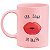 Caneca Casal Sr. Sabe Tudo Sra. Dona da Razão candy colors - Imagem 3