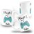 Caneca Casal Player 1 Player 2 Com Nome Personalizada Controle 1 Controle 2 kit - Imagem 2