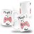 Caneca Casal Player 1 Player 2 Com Nome Personalizada Controle 1 Controle 2 kit 02 - Imagem 5