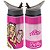 Garrafa Squeeze Barbie Alumínio Infantil Personalizada com Nome 01 - Imagem 1