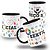 Caneca Profissão Serviço Social Personalizada Colorida Com Nome - Imagem 1