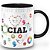 Caneca Profissão Serviço Social Personalizada Colorida Com Nome - Imagem 4