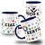 Caneca Profissão Serviço Social Personalizada Colorida Com Nome - Imagem 6