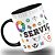 Caneca Profissão Serviço Social Personalizada Colorida Com Nome - Imagem 2