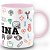 Caneca Medicina Elementos Personalizada Com Nome Médica - Imagem 4