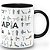 Caneca Fisioterapeuta Fisioterapia Personalizada Elementos - Imagem 4