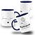 Caneca de Massoterapia Profissão Massoterapeuta Colorida com Nome Personalizado - Imagem 1