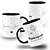 Caneca de Massoterapia Profissão Massoterapeuta Colorida com Nome Personalizado - Imagem 2