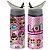 Garrafa Squeeze Lol Surprise Rosa Desenho Infantil Personalizada Com Nome - Imagem 1