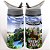 Garrafa Squeeze Minecraft Paisagem Clara Personalizada com Nome - Imagem 1