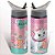 Garrafa Squeeze Buldogue Frances RB Infantil Com Nome Personalizado - Imagem 1
