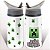 Garrafa Squeeze Minecraft Gamer Icone Verde - Imagem 1