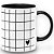 Caneca Ser Feliz Todos os Dias Personalizada Coração Minimalista - Imagem 4