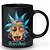Caneca Rick And Morty Geek Nerd 100% Preta - Imagem 4