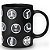 Caneca Radiologia Técnico Radiologista 100% Preta - Imagem 3