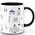 Caneca Enfermagem Desenhos Nome Personalizados - Imagem 4