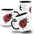 Caneca Joaninha Amor paixão e sorte - Imagem 3