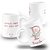 Caneca Casamento Personalizada Inicial Madrinhas Convite Alfabeto Floral - Imagem 4